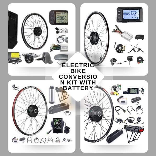 cheap electric bike conversion kit with battery